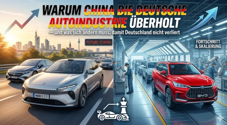Warum China die deutsche Autoindustrie überholt — und was sich ändern muss, damit Deutschland nicht verliert