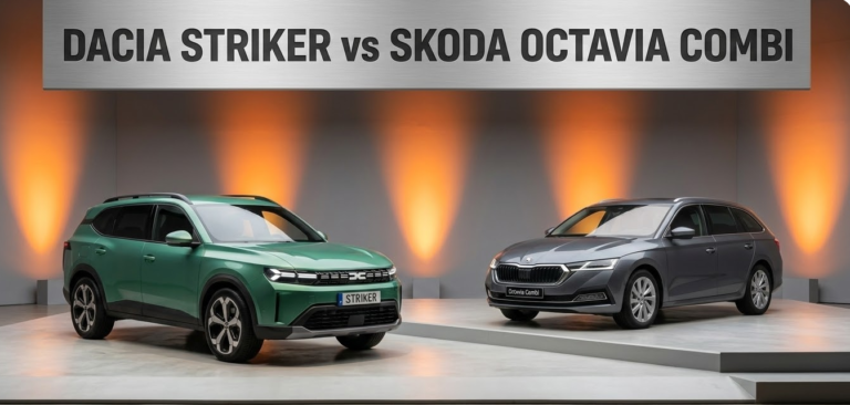 Dacia Striker vs Octavia Combi vs Corolla TS vs Golf Variant 2026: Der große Kombi-Vergleich — Preise, Platz & Betriebskosten