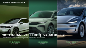 ID. Tiguan vs Elroq vs Model Y: Drei Elektro-SUV, ein Preissegment, ein klarer Unterschied